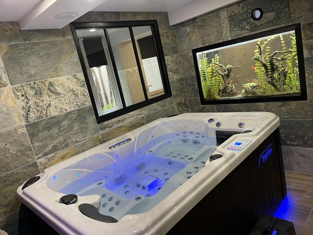 Appartement Nuit De La Sagesse "Jacuzzi Terrasse Et Parking Prive" à Rouen Extérieur photo